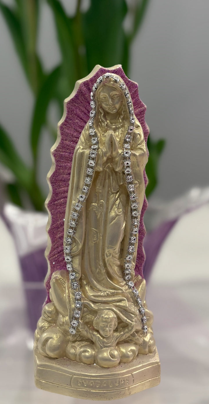 Virgin of Guadalupe figurine in Marmolina